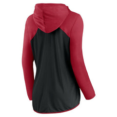 Atlanta Falcons Women's Forever Fan Full-Zip Hoodie Black/Red | Fanatics