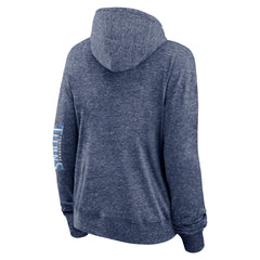 Tennessee Titans Women's Opening Coin Flip Lightweight Full-Zip Hoodie Heather Navy | Fanatics