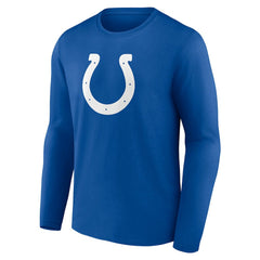 Indianapolis Colts Primary Team Logo Long Sleeve T-Shirt Royal | NFL