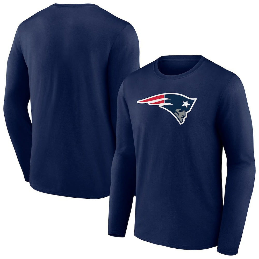 New England Patriots Primary Team Logo Long Sleeve T-Shirt Navy | NFL