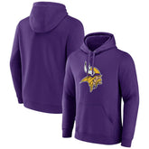 Minnesota Vikings Primary Team Logo Fitted Pullover Hoodie Purple | NFL