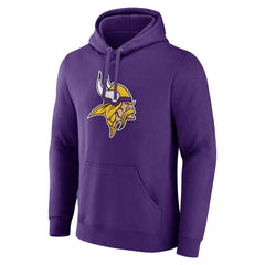 Minnesota Vikings Primary Team Logo Fitted Pullover Hoodie Purple | NFL