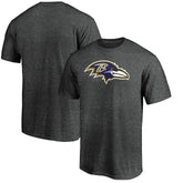 Baltimore Ravens Primary Logo T-Shirt Heather Charcoal | Fanatics