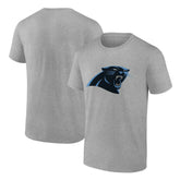 Carolina Panthers Primary Logo T-Shirt Heather Gray | Fanatics