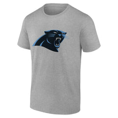 Carolina Panthers Primary Logo T-Shirt Heather Gray | Fanatics