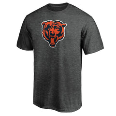 Chicago Bears Primary Logo T-Shirt Heather Charcoal | Fanatics