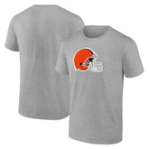 Cleveland Browns Primary Logo T-Shirt Heather Gray | Fanatics