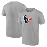 Houston Texans Primary Logo T-Shirt Heather Gray | Fanatics