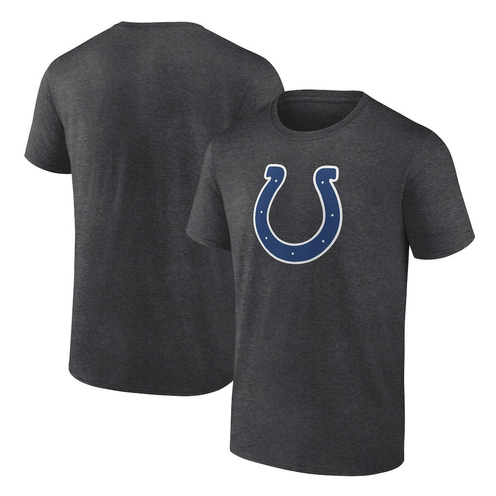 Indianapolis Colts Primary Logo T-Shirt Heather Charcoal | Fanatics