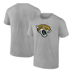 Jacksonville Jaguars Primary Logo T-Shirt Heather Gray | Fanatics