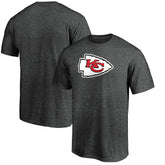 Kansas City Chiefs Primary Logo T-Shirt Heather Charcoal | Fanatics