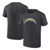 Los Angeles Chargers Primary Logo T-Shirt Heather Charcoal | Fanatics