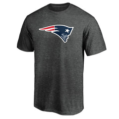 New England Patriots Primary Logo T-Shirt Heather Charcoal | Fanatics