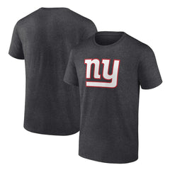 New York Giants Primary Logo T-Shirt Heather Charcoal | Fanatics