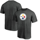 Pittsburgh Steelers Primary Logo T-Shirt Heather Charcoal | Fanatics