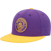 Manchester City America's Game Fitted Hat Purple/Yellow - FIFA World CUP