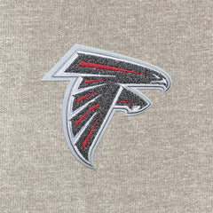 Atlanta Falcons Antigua Reward Chenille Pullover Crewneck Sweatshirt Oatmeal | NFL