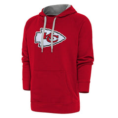 Kansas City Chiefs Antigua Victory Chenille Pullover Hoodie Red | NFL