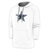 Dallas Cowboys Antigua Victory Chenille Pullover Hoodie White | NFL