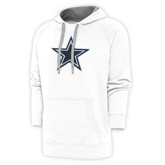 Dallas Cowboys Antigua Victory Chenille Pullover Hoodie White | NFL