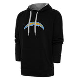 Los Angeles Chargers Antigua Victory Chenille Pullover Hoodie Black | NFL