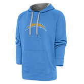 Los Angeles Chargers Antigua Victory Chenille Pullover Hoodie Powder Blue | NFL