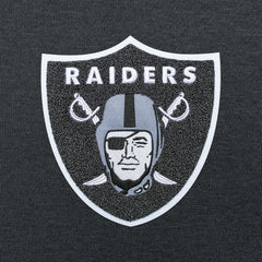 Las Vegas Raiders Antigua Victory Chenille Pullover Hoodie Charcoal | NFL