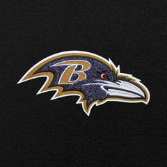 Baltimore Ravens Antigua Victory Chenille Pullover Hoodie Black | NFL