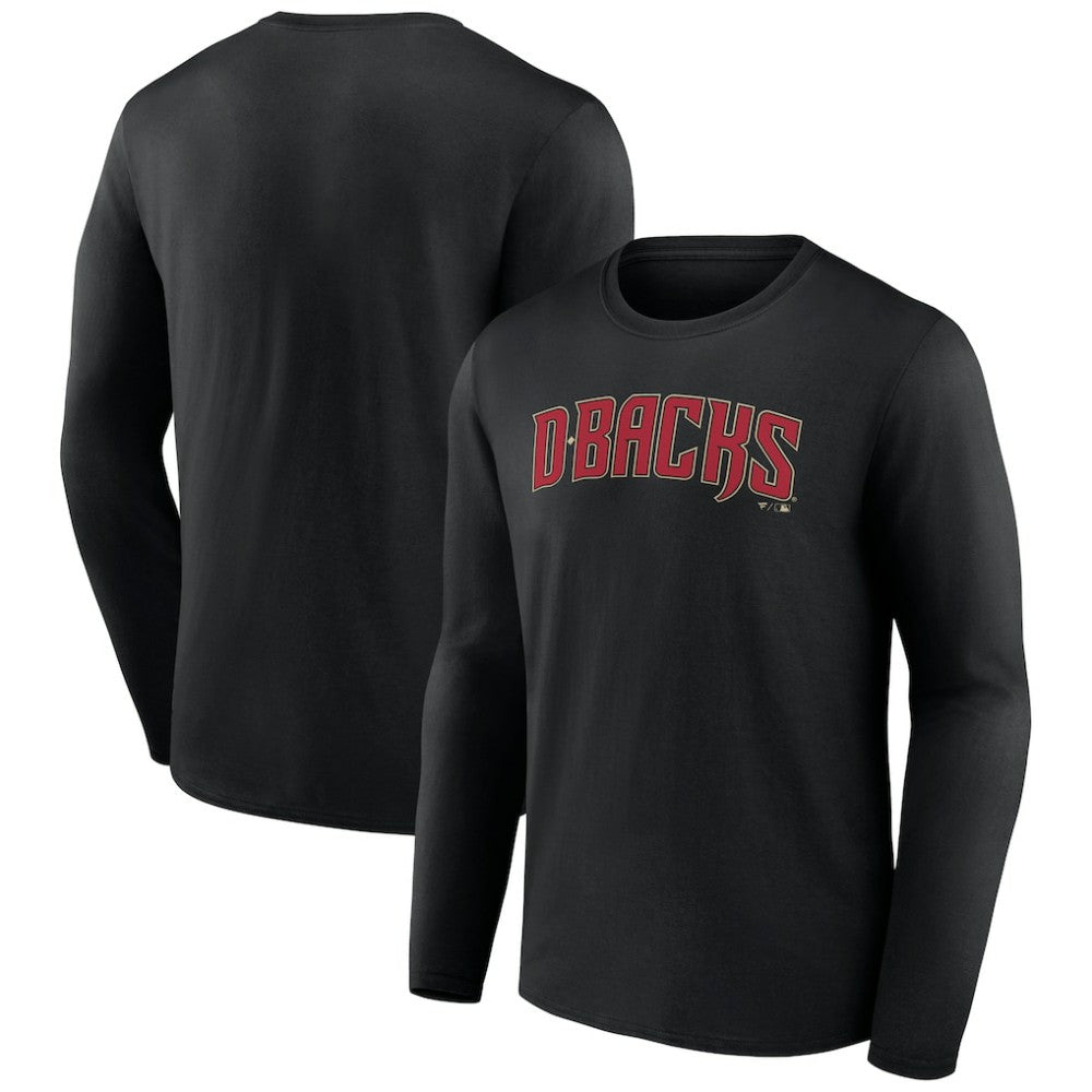 Arizona Diamondbacks Official Wordmark Long Sleeve T-Shirt - MLB