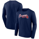 Atlanta Braves Wordmark Long Sleeve T-Shirt - MLB