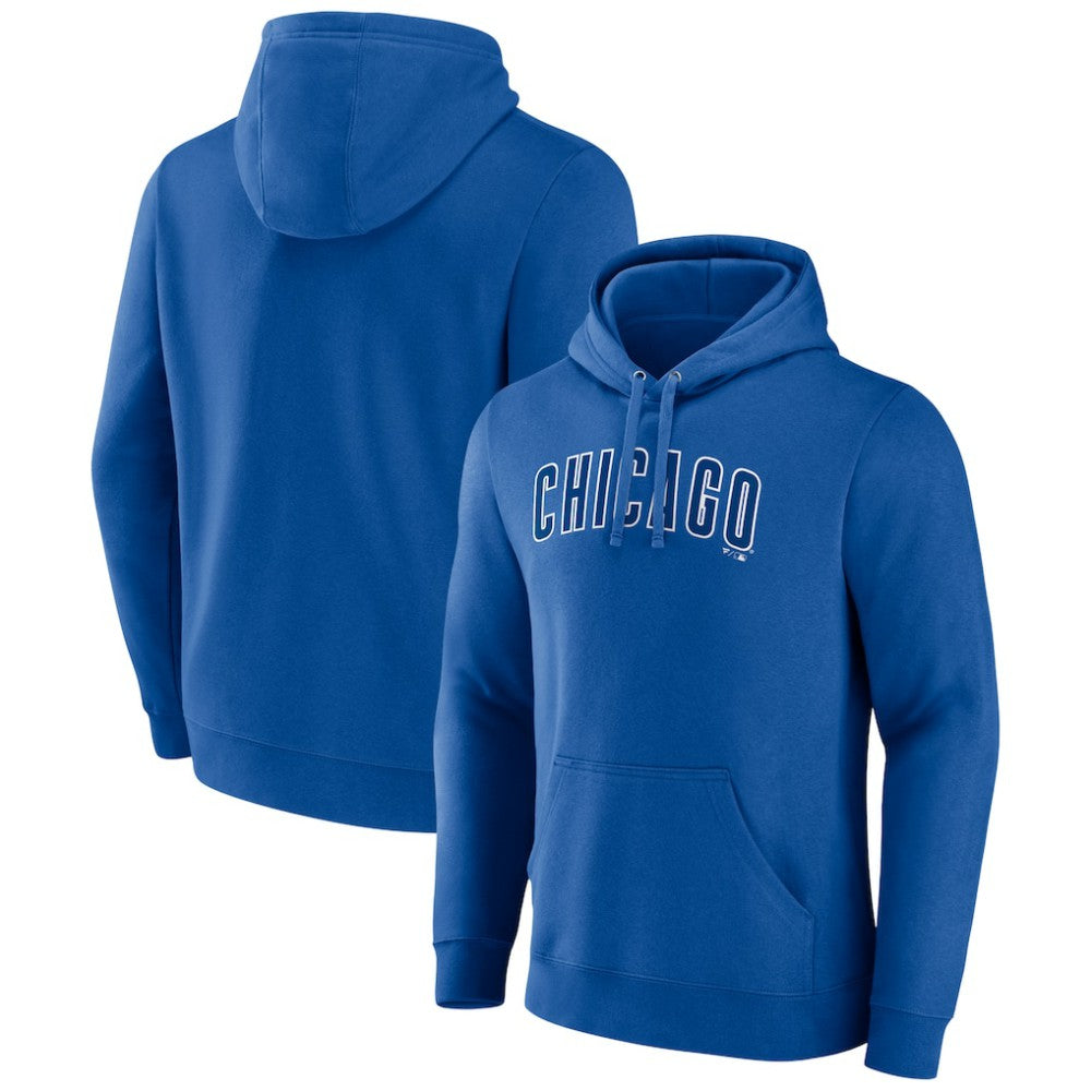 Chicago Cubs Official Wordmark Pullover Hoodie - MLB