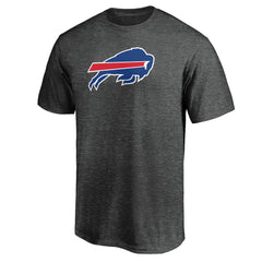Buffalo Bills Primary Logo T-Shirt Heather Charcoal | Fanatics