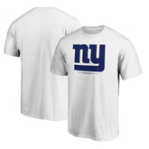 New York Giants Logo Team Lockup T-Shirt White | NFL