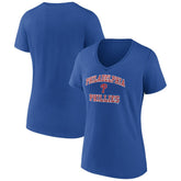 Philadelphia Phillies Women's Heart and Soul V-Neck T-Shirt - MLB