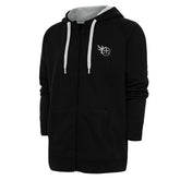 Tennessee Titans Antigua Metallic Logo Victory Full-Zip Hoodie Black | NFL