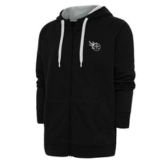 Tennessee Titans Antigua Metallic Logo Victory Full-Zip Hoodie Black | NFL