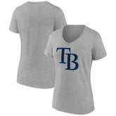 Tampa Bay Rays Women's Official Logo V-Neck T-Shirt - MLB