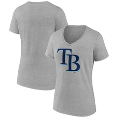 Tampa Bay Rays Women's Official Logo V-Neck T-Shirt - MLB