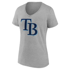 Tampa Bay Rays Women's Official Logo V-Neck T-Shirt - MLB