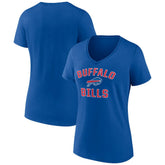Buffalo Bills Women's Victory Arch Team V-Neck T-Shirt Royal | NFL