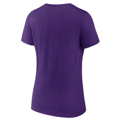 Minnesota Vikings Women's Victory Arch Team V-Neck T-Shirt Purple | NFL