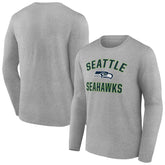 Seattle Seahawks Victory Arch Long Sleeve T-Shirt Gray | NFL