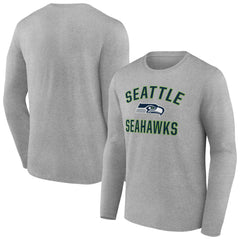Seattle Seahawks Victory Arch Long Sleeve T-Shirt Gray | NFL