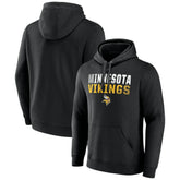Minnesota Vikings Team Fade Out Fitted Pullover Hoodie Black | NFL
