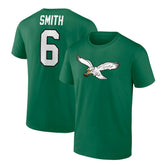 DeVonta Smith Philadelphia Eagles Alternate Icon Player Name & Number T-Shirt Kelly Green | Fanatics