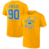 Ryan O'Reilly St. Louis Blues Fanatics Special Edition 2.0 Name & Number T-Shirt - Yellow - NHL