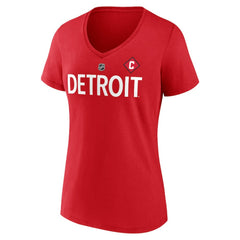 Dylan Larkin Detroit Red Wings Fanatics Women's Special Edition 2.0 Name & Number V-Neck T-Shirt - Red - NHL