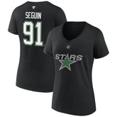 Tyler Seguin Dallas Stars Fanatics Women's Special Edition 2.0 Name & Number V-Neck T-Shirt - Black - NHL