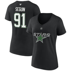 Tyler Seguin Dallas Stars Fanatics Women's Special Edition 2.0 Name & Number V-Neck T-Shirt - Black - NHL