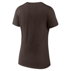 San Diego Padres Women's Official Logo V-Neck T-Shirt - MLB